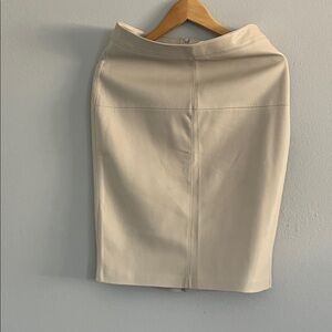 Mango Cream Pencil Skirt